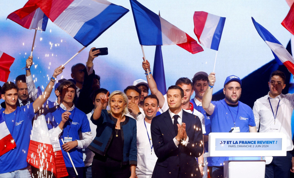 Η Μαρίν Λεπέν και ο Ζορντάν Μπαρντελ΄΄α / Reuters