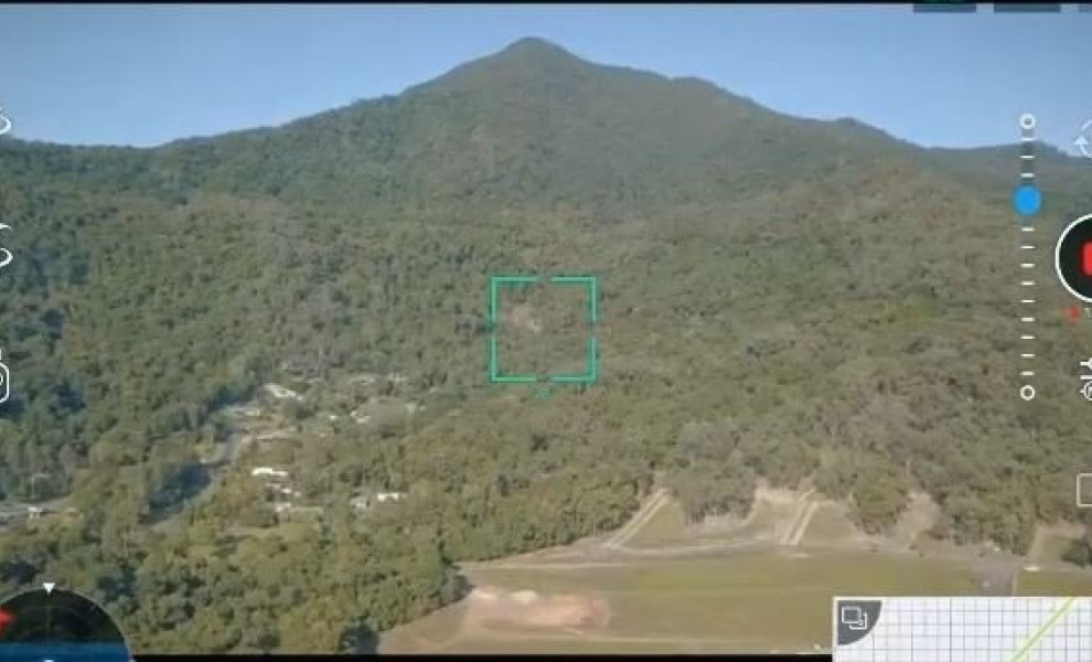 Εικόνα από drone της Πυροσβεστικής