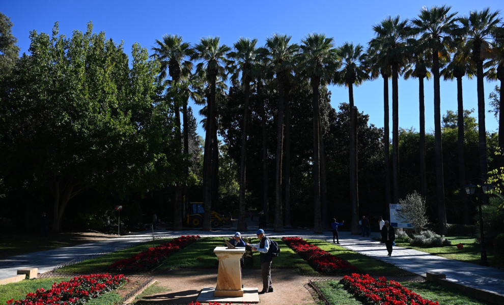 Είσοδος του Εθνικού Κήπου στην ΑΘήνα / Eurokinissi