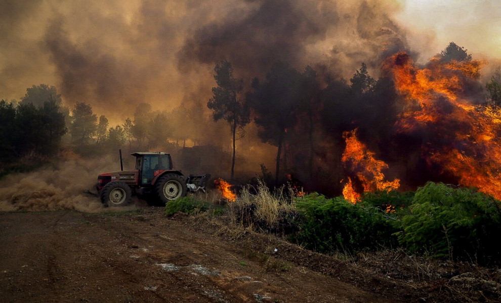 Φωτιές στην Εύβοια / φωτ. Eurokinissi