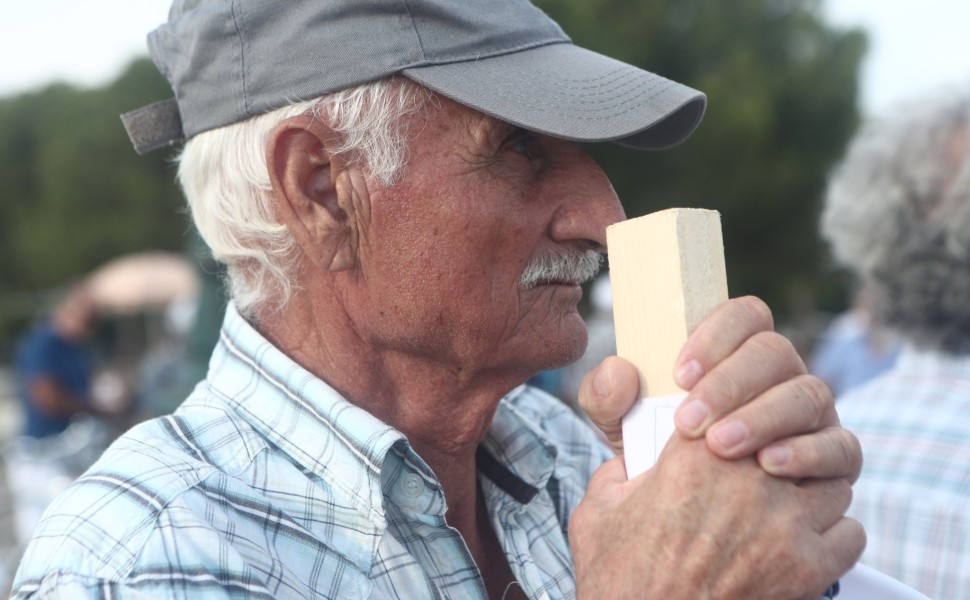 Από την κινητοποίηση των συνταξιούχων στην 88η ΔΕΘ / Eurokinissi Από την κινητοποίηση των συνταξιούχων στην 88η ΔΕΘ / Eurokinissi