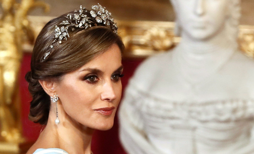 Η βασίλισσα Λετίθια σε επίσημη δεξίωση / Φωτογραφία αρχείου ΑΠΕ - EPA