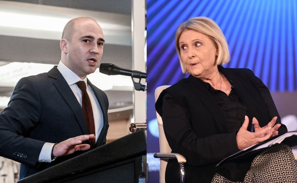 Κωνσταντίνος Μπογδάνος, Σοφία Βούλτεψη / Φωτ.: Eurokinissi Κωνσταντίνος Μπογδάνος, Σοφία Βούλτεψη / Φωτ.: Eurokinissi