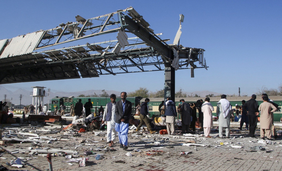 Έκρηξη βόμβας σε  σιδηροδρομικό σταθμό στην πόλη Κουέτα στο Πακιστάν / Reuters