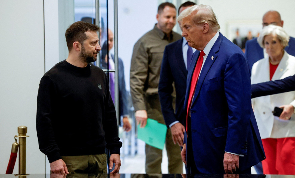 Βολοντίμιρ Ζελένσκι και Ντόναλντ Τραμπ. Φωτό: Reuters