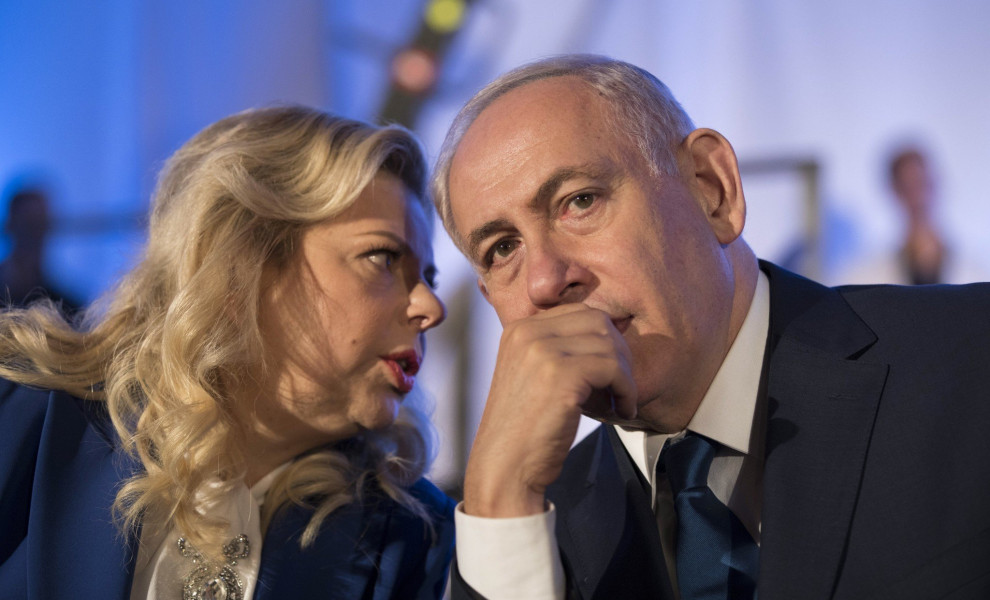 Ο Μπενιαμίν Νετανιάχου και η σύζυγός του Σάρα / φωτογραφία αρχείου ΑΠΕ - EPA