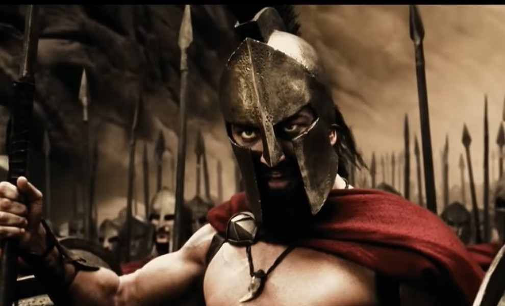 Ο Τζέραρντ Μπάτλερ στο ρόλο του Λεωνίδα, στην ταινία «300»/YouTube