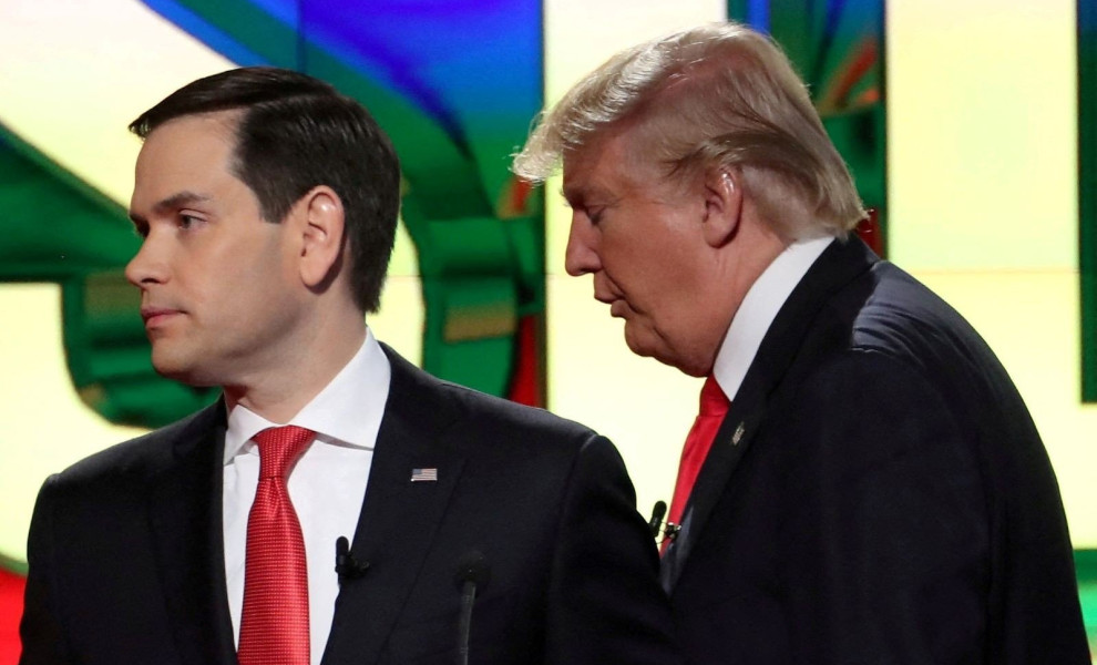 Ο Ντόναλντ Τραμπ με τον Μαρκ Ρούμπιο/REUTERS Ο Ντόναλντ Τραμπ με τον Μαρκ Ρούμπιο/REUTERS