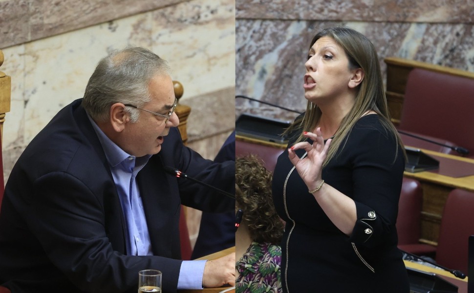 Άγριος καυγάς στη Βουλή μεταξύ Γιώργου Λαμπρούλη και Ζωής Κωνσταντοπούλου / Φωτ.: Eurokinissi Άγριος καυγάς στη Βουλή μεταξύ Γιώργου Λαμπρούλη και Ζωής Κωνσταντοπούλου / Φωτ.: Eurokinissi