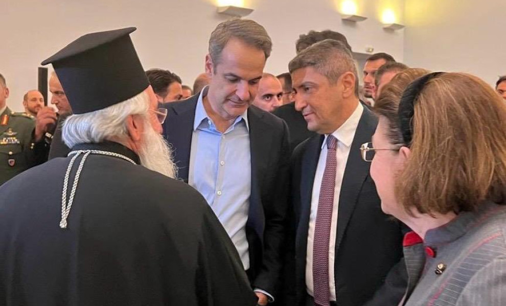 Αυτή τη φωτογραφία ανήρτησε ο κ. Αυγενάκης στα social media στην επίσκεψη του Κ. Μητσοτάκη στην Κρήτη