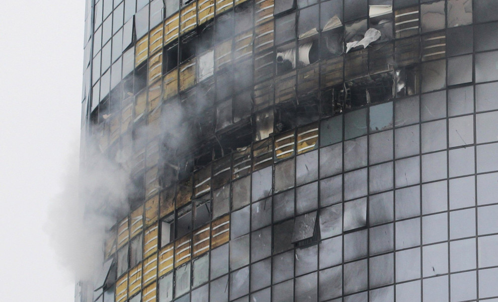 Κτίριο στην πόλη Καζάν της Ρωσίας τηλίχθηκε στις φλόγες από επίθεση ουκρανικών drones/Reuters