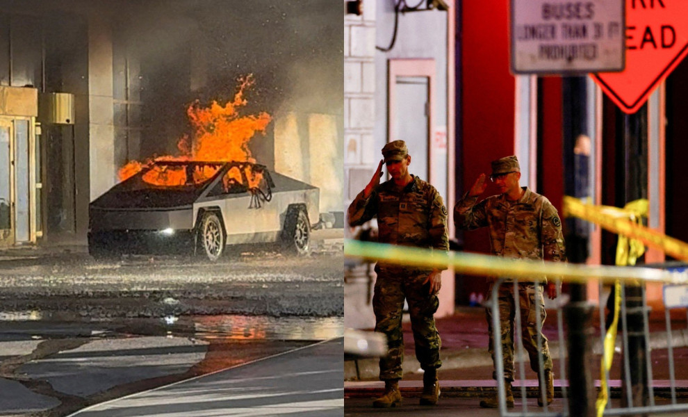 Έκρηξη Cybertruck στο Λας Βέγκας, μακελειό στη Νέα Ορλεάνη: Έξαρση της βίας στις ΗΠΑ με το «καλημέρα» του 2025 / Φωτ.: Reuters