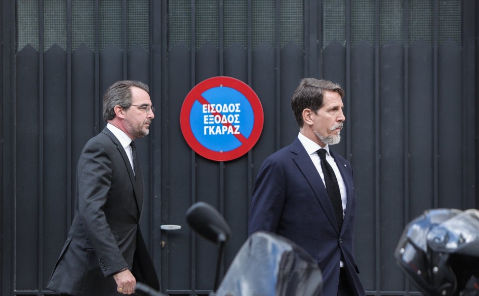 Παύλος και Νικόλαος Ντε Γκρες / Eurokinissi Παύλος και Νικόλαος Ντε Γκρες / Eurokinissi