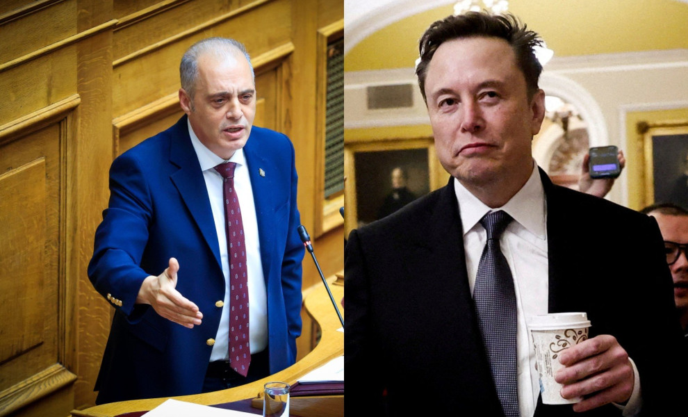 Κυριάκος Βελόπουλος καλεί...Έλον Μασκ / Φωτ.: Eurokinissi, Reuters