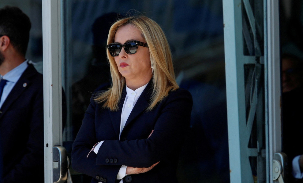 Η Ιταλίδα πρωθυπουργός, Τζόρτζια Μελόνι / Reuters