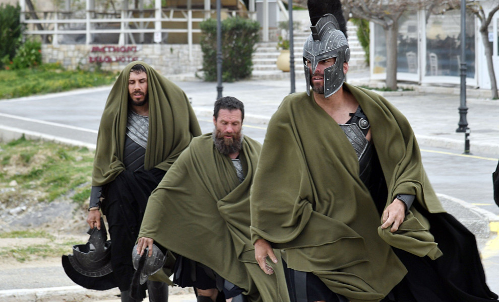 Σκηνή από τα γυρίσματα επί ελληνικού εδάφους (ΚΩΤΣΙΑΡΗΣ ΝΙΚΗΤΑΣ/INTIME)