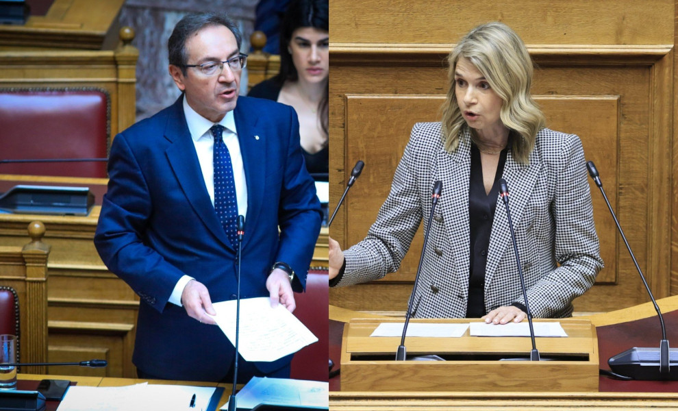 Γιάννης Μπούγας, Μιλένα Αποστολάκη / Φωτ.: Eurokinissi