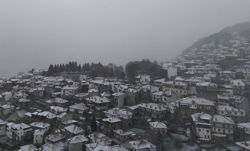 Χιονισμένο το Μέτσοβο (φωτο: Intime)