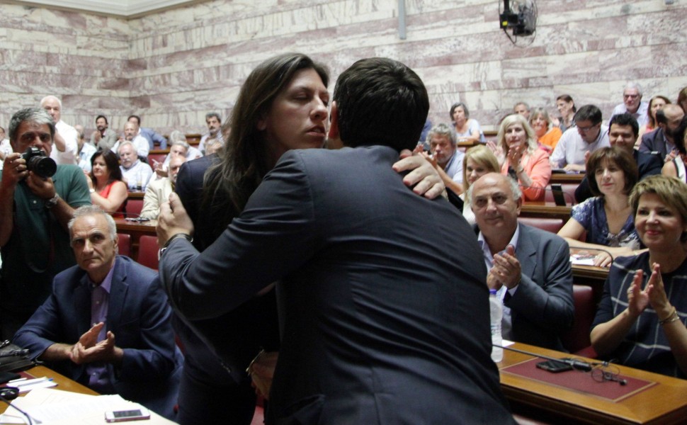 Όταν Κωνσταντοπούλου και Τσίπρας είχαν καλές σχέσεις το μακρινό 2015 / Eurokinissi (φωτογραφία αρχε΄ίου)