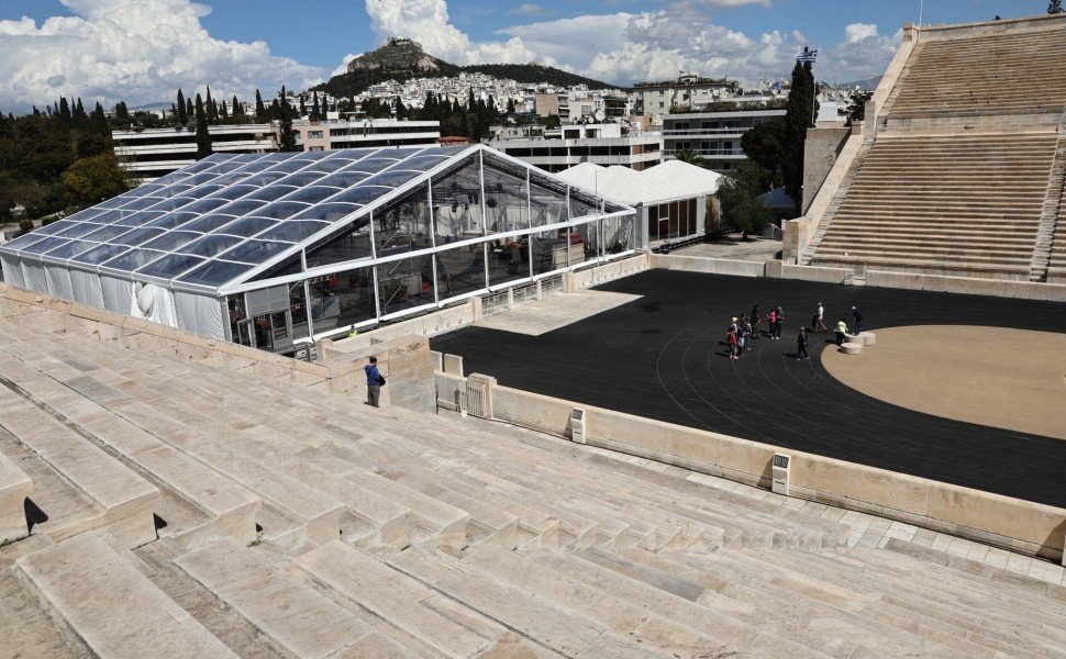 Η επίμαχη κατασκευή στο Καλλιμάρμαρο Στάδιο/INTIME