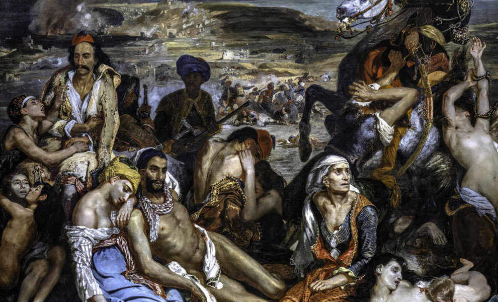 Η Σφαγή της Χίου, πίνακας του Ευγένιου Ντελακρουά / Φωτ.: Wikipedia
