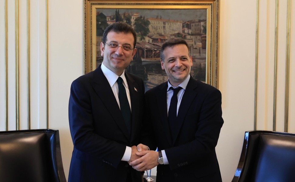 Εκρέμ Ιμάμογλου και Χάρης Δούκας / Eurokinissi
