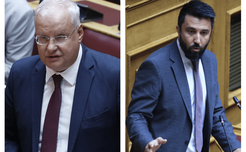 Ο βουλευτής Ιλχάν Αχμέτ του ΠΑΣΟΚ και Οζγκιούρ Φερχάτ της Νέας Αριστεράς / Eurokinissi