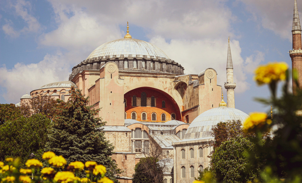 Η Αγία Σοφία στην Κωνσταντινούπολη. Φωτό: Unsplash