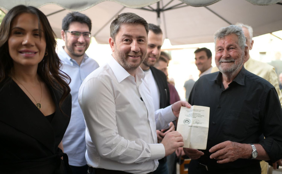 Ο πρόεδρος του ΠΑΣΟΚ-ΚΙΝΑΛ στην Κρήτη/Φωτ.: Γραφείο Τύπου ΠΑΣΟΚ-ΚΙΝΑΛ