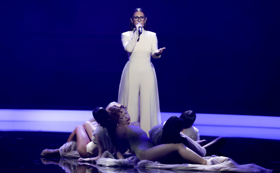 H Klavdia στον «Εθνικό Τελικό» της Eurovision 2025 (φωτο: Intme)