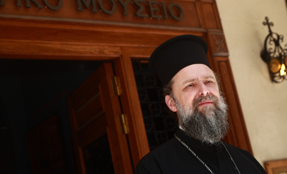 Ο μητροπολίτης Θεσσαλονίκης Φιλόθεος / Φωτ.: Eurokinissi
