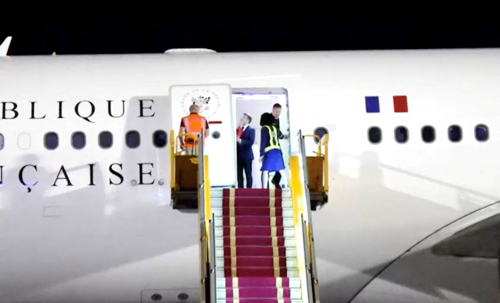 Η επίμαχη στιγμή με το χαστούκι στον Μακρόν / Reuters