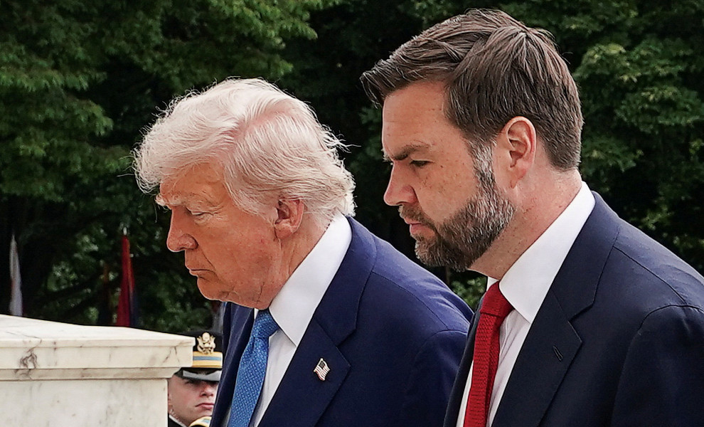 O πρόεδρος των ΗΠΑ, Ντόναλντ Τραμπ και ο αντιπρόεδρος, Τζέι Ντι Βανς / Reuters.