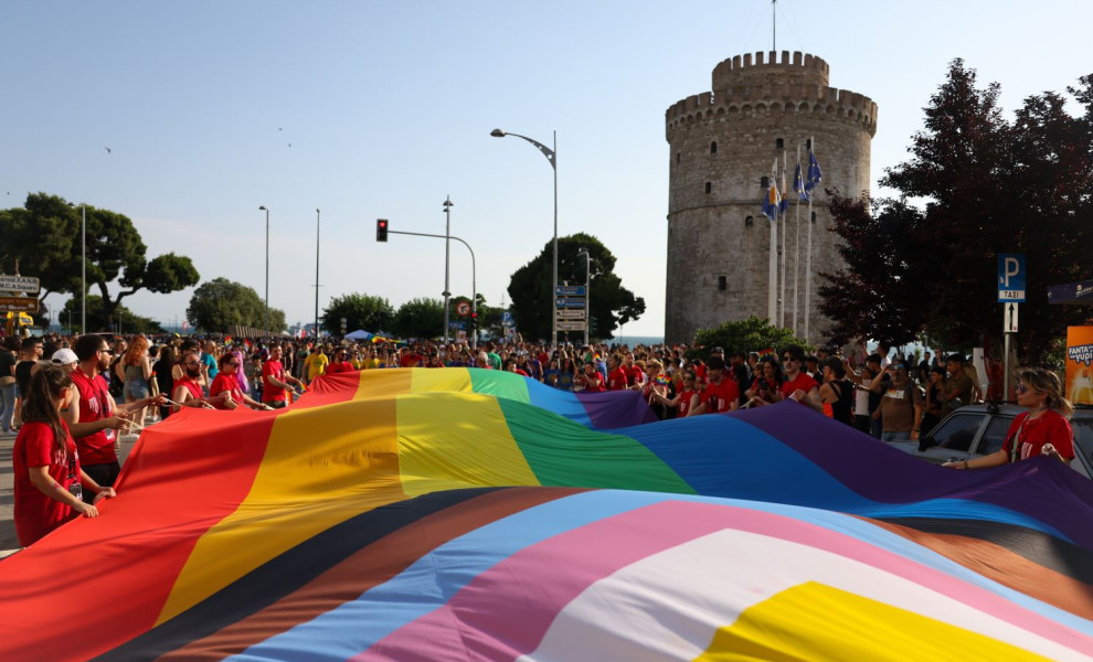 Στιγμιότυπο από το φετινό Thessaloniki Pride/Φωτ. INTIME