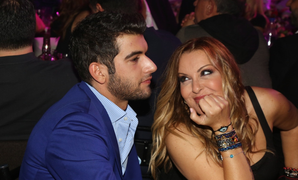 Ο Μάνος Ιωάννου με τη Ναταλία Γερμανού κατά τη διάρκεια της σχέσης του / NDP