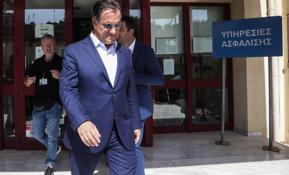 Επίσκεψη του υπουργού Εργασίας Άδωνι Γεωργιάδη στον ΕΦΚΑ Ηρακλείου, Τετάρτη 26 Ιουλίου 2023. 
(ΣΤΕΦΑΝΟΣ ΡΑΠΑΝΗΣ/EUROKINISSI)