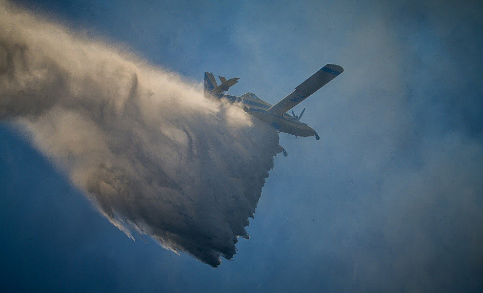 Μεγάλη πυρκαγιά που έσπασε σε τρία μέτωπα από το μεσημέρι στον Ν.Ηλείας.Στιγμιότυπα από το μέτωπο στην Αρχαία Ολυμπία, Σάββατο 29 Ιουλίου 2023 (ΓΙΑΝΝΗΣ ΣΠΥΡΟΥΝΗΣ/ ILIALIVE.GR)