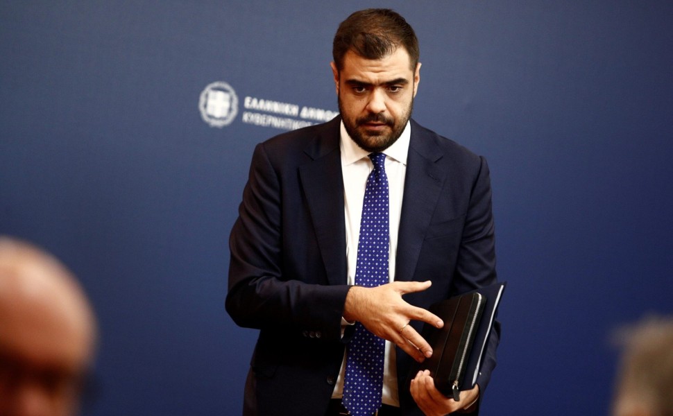 Ενημέρωση των πολιτικών συντακτών και ανταποκριτών ξένου Τύπου από τον Κυβερνητικό Εκπρόσωπο Παύλο Μαρινάκη, Δευτέρα 3 Ιουλίου 2023.
(ΣΩΤΗΡΗΣ ΔΗΜΗΤΡΟΠΟΥΛΟΣ/EUROKINISSI) Ενημέρωση των πολιτικών συντακτών και ανταποκριτών ξένου Τύπου από τον Κυβερνητικό Εκπρόσωπο Παύλο Μαρινάκη, Δευτέρα 3 Ιουλίου 2023.
(ΣΩΤΗΡΗΣ ΔΗΜΗΤΡΟΠΟΥΛΟΣ/EUROKINISSI)