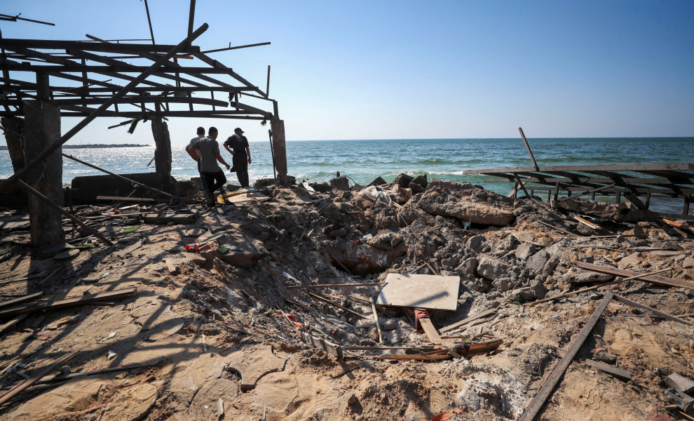 Η καφετέρια στη Γάζα που στόχευσε ο ισραηλινός στρατός / Reuters