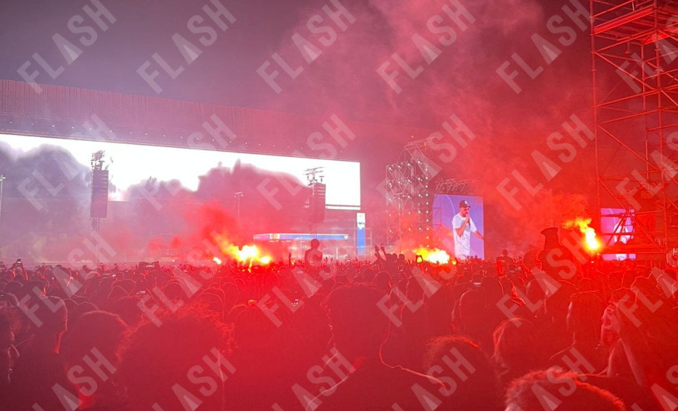 Εικόνα από τη δεύτερη συναυλία του ΛΕΞ στο ΟΑΚΑ