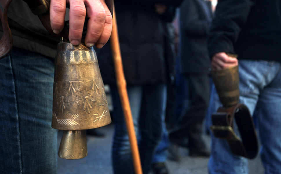 Κινητοποίηση αγροτών έξω από τον ΟΠΕΚΕΠΕ / Eurokinissi