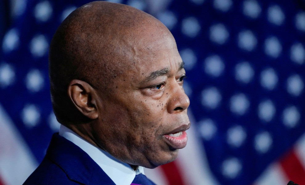 Ο νυν δήμαρχος Νέας Υόρκης Έρικ Άνταμς / Reuters