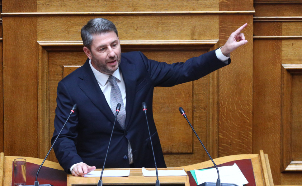 Ο Νίκος Ανδρουλάκης στη Βουλή / Eurokinissi