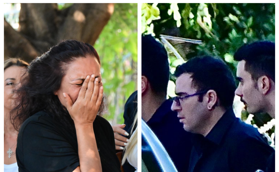 Η μητέρα της Κυριακής ξεσπά σε κλάματα. Ο δολοφόνος του παιδιού της (δεξιά) καταδικάστηκε σε ισόβια / Γιάννης Κέμμος, Flash.gr