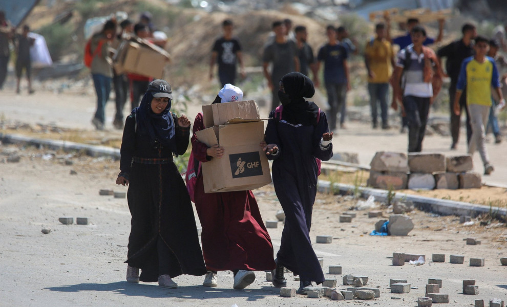 Εκτοπισμένοι Παλαιστίνιοι στη Γάζα / Reuters