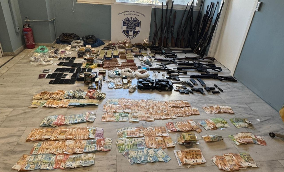 Τα κατασχεμένα από τη «μαφία» στην Κρήτη / Αστυνομία