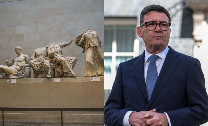 Θετικός στη επιστροφή των Γλυπτών του Παρθενώνα ο Άντι Μπέρναμ - Τι είπε στην ΚΟ ο Μητσοτάκης