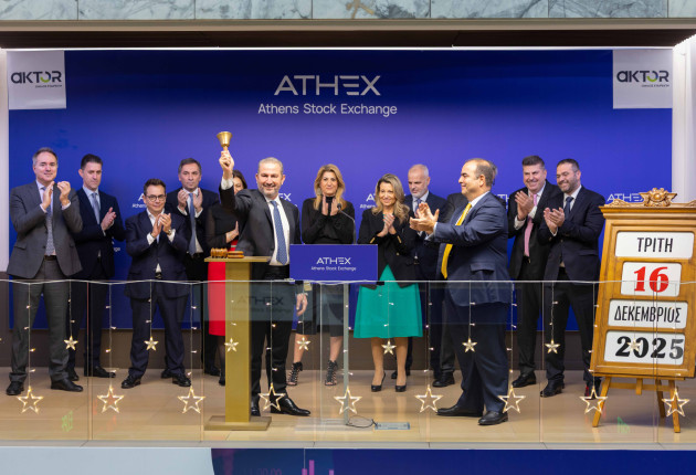 AKTOR: Το καμπανάκι στο Χρηματιστήριο χτύπησε ο Αλέξανδρος Εξάρχου: «Η αρχή μίας νέας περιόδου»