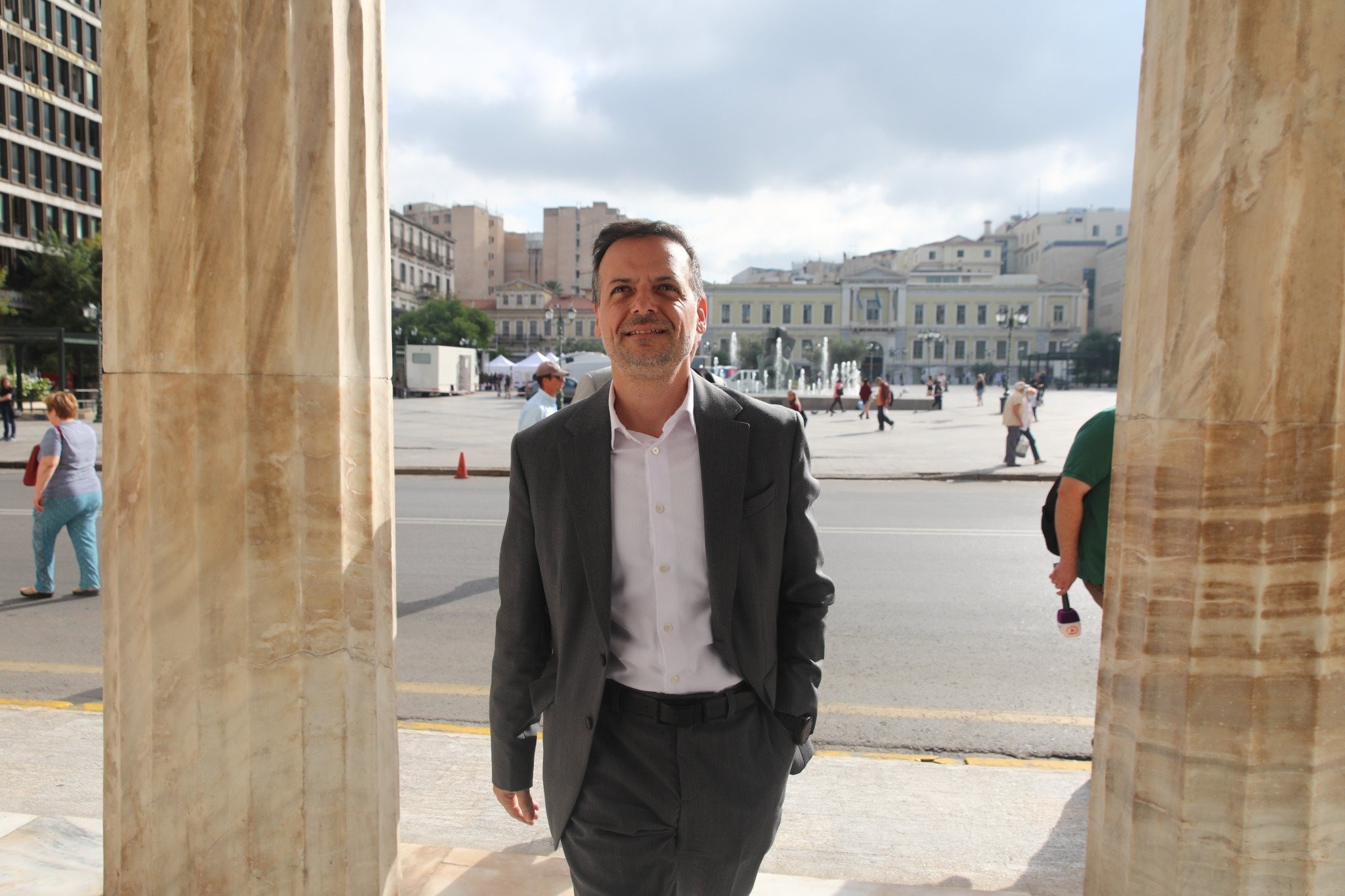 Δούκας μετά τη συνάντηση με Διαμαντοπούλου: «Με την Άννα θα είμαστε μαζί και την επόμενη μέρα»