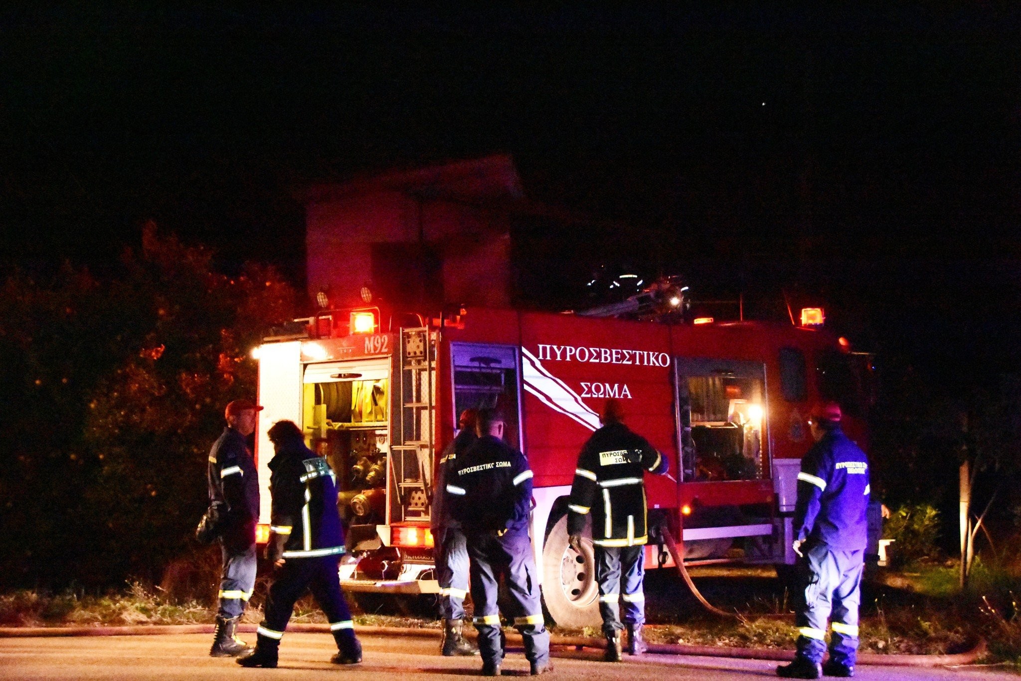 Φωτιά σε χαμηλή βλάστηση στο Καβούρι Ηλείας